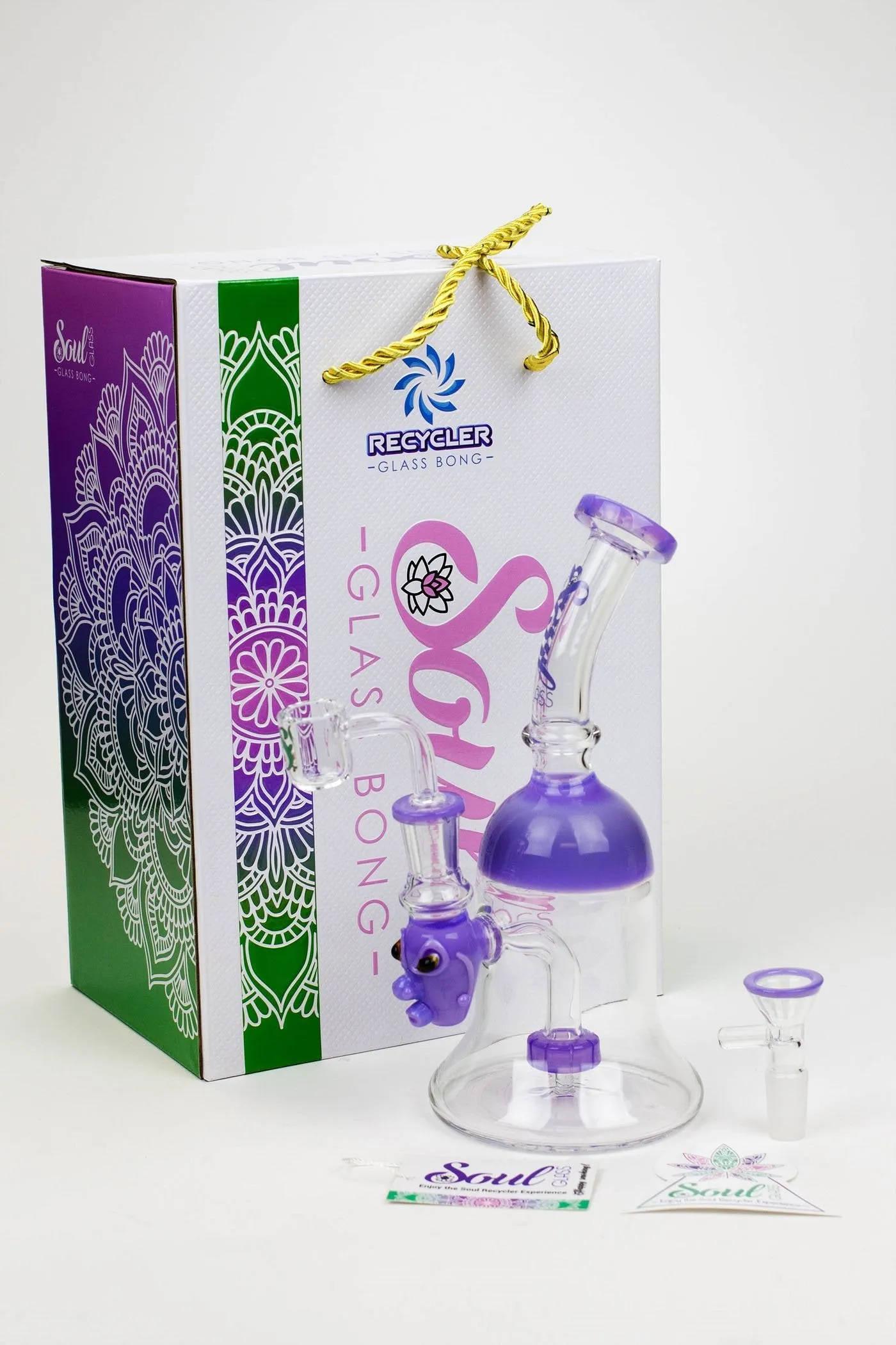 8.5" SOUL Glass 2-in-1 Showhead Diffuser Bong