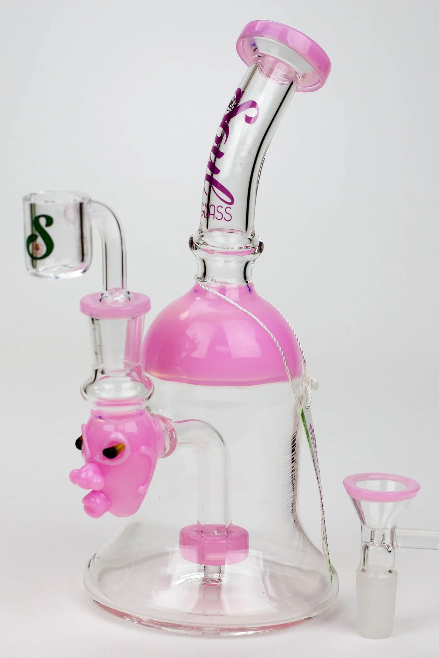 8.5" SOUL Glass 2-in-1 Showhead Diffuser Bong