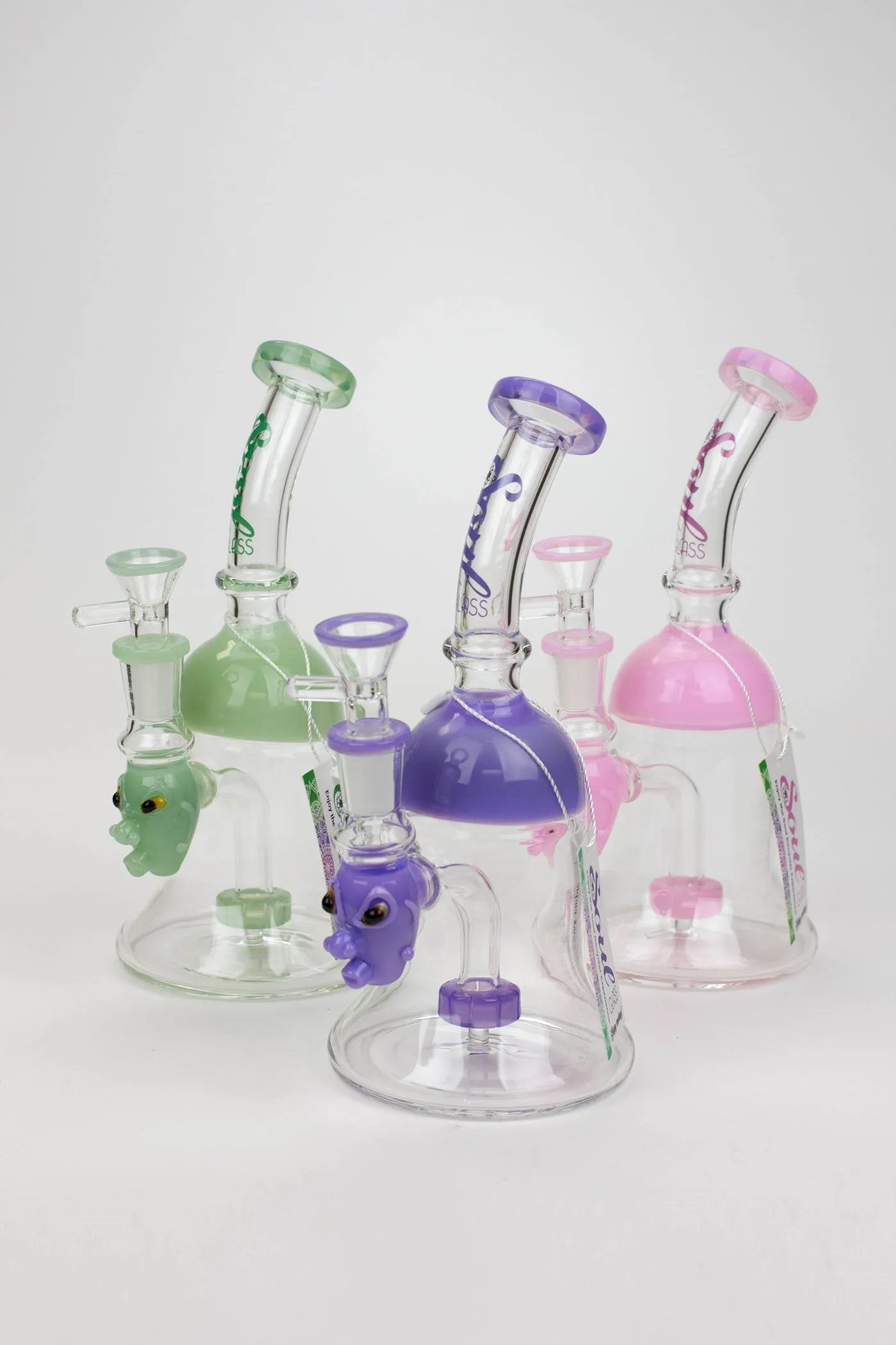 8.5" SOUL Glass 2-in-1 Showhead Diffuser Bong