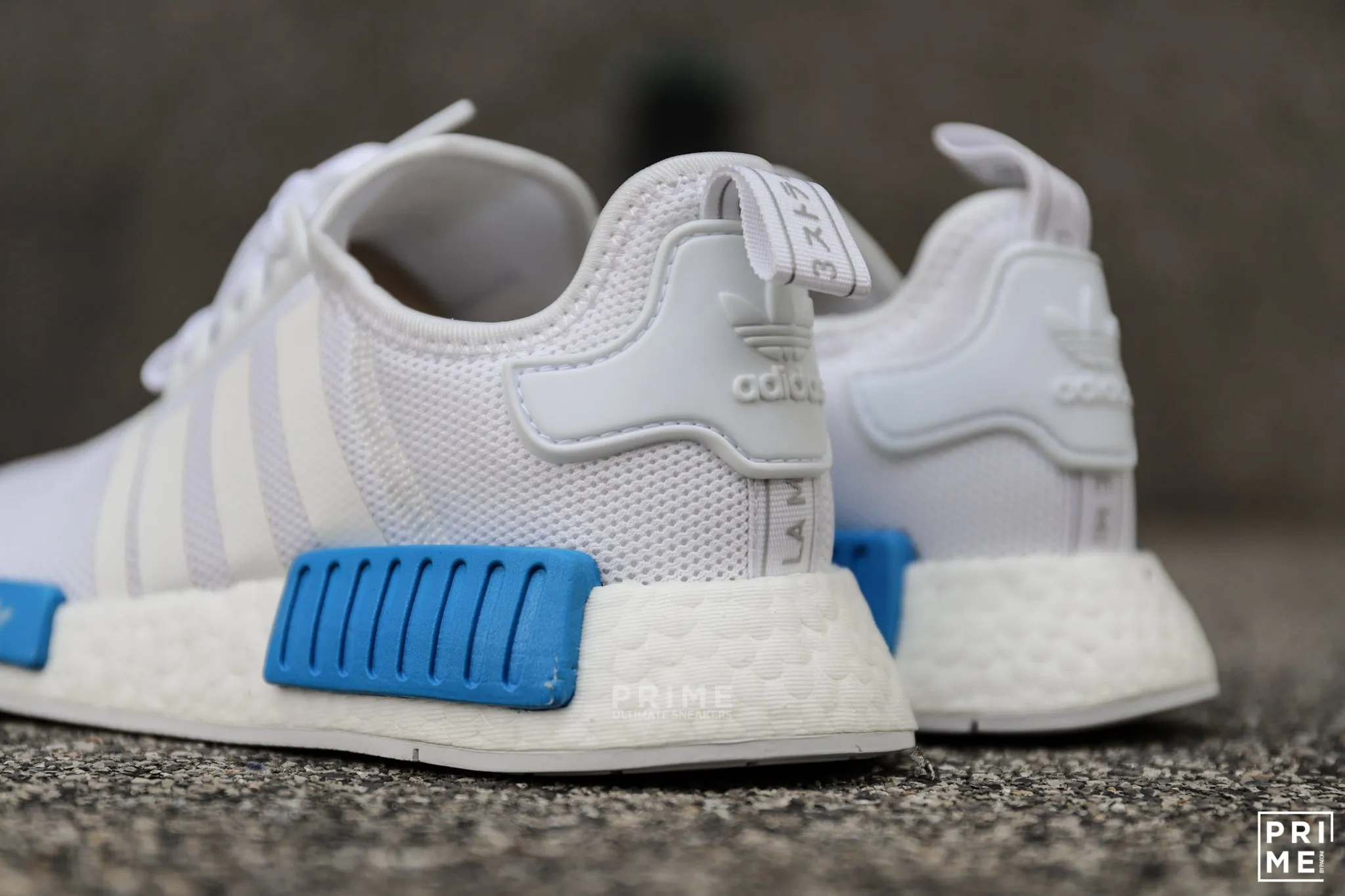 Adidas NMD R1 Cloud White/Bright Blue (AQ1785)