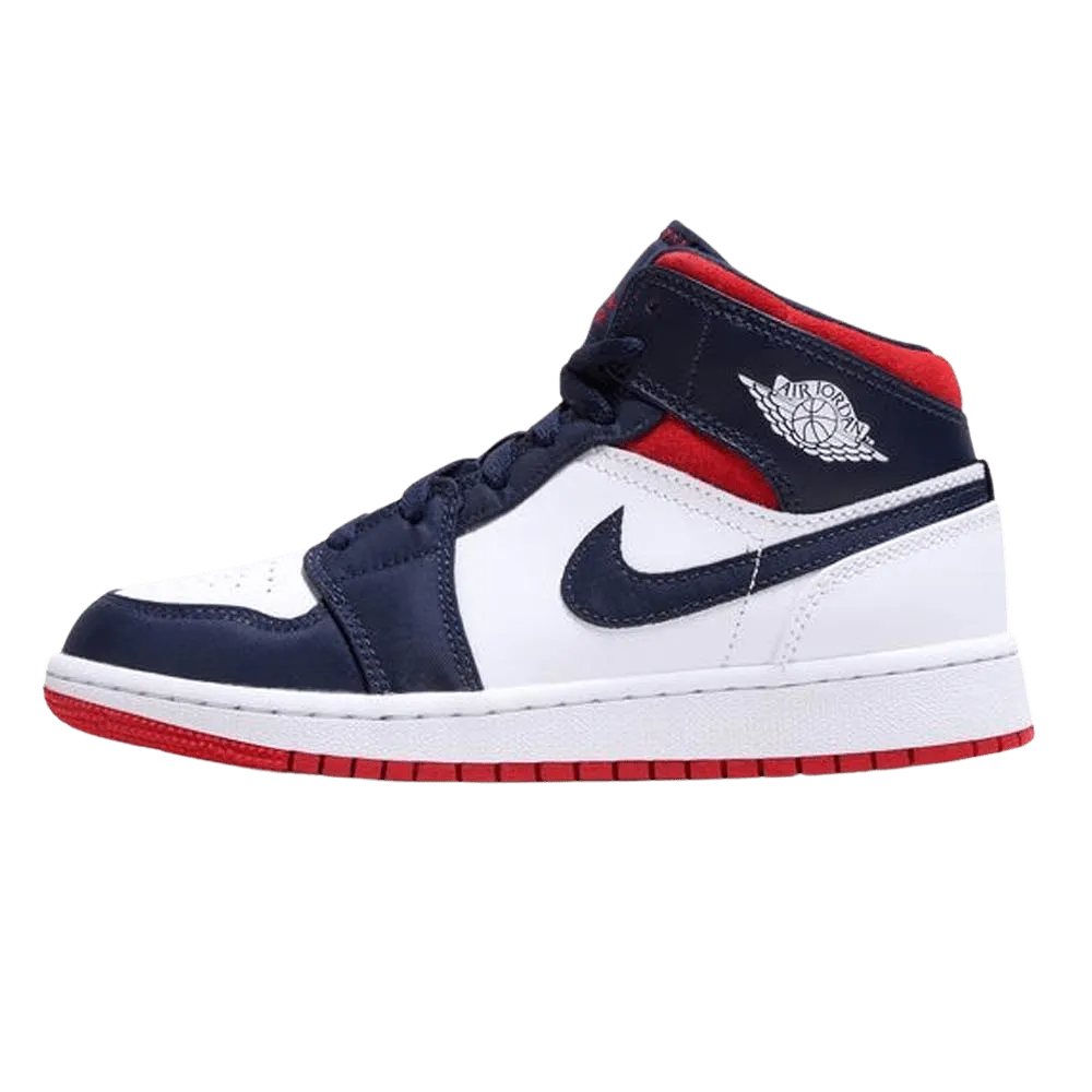 Air Jordan 1 Mid GS 'USA Olympic'