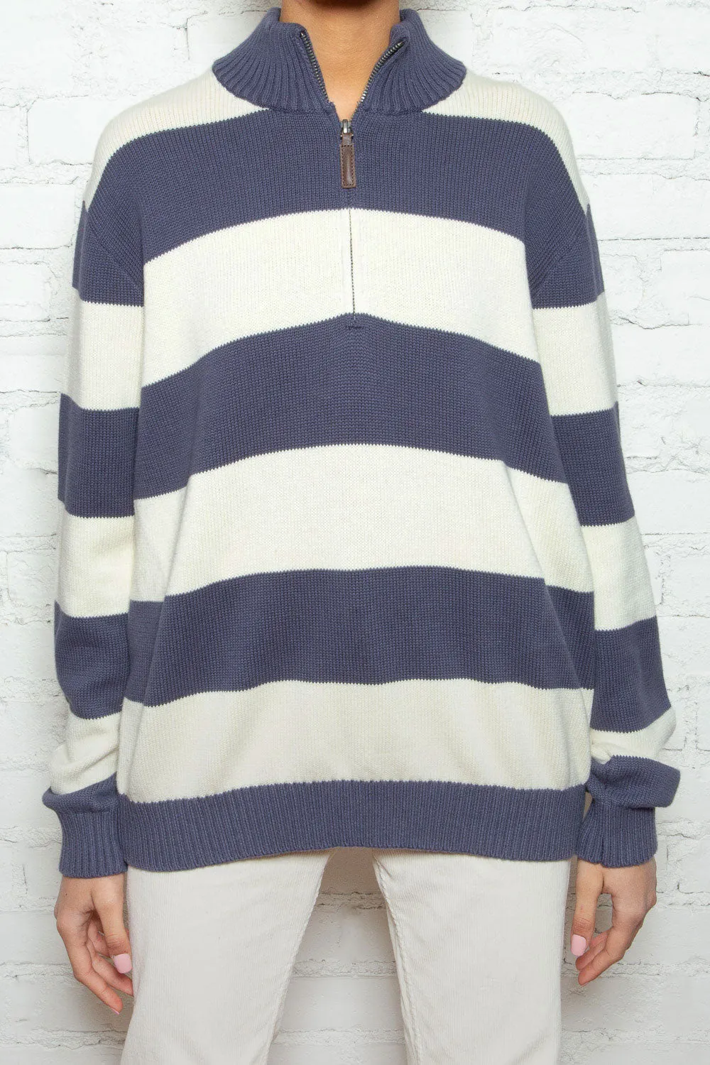 Aleah Cotton Stripe Sweater