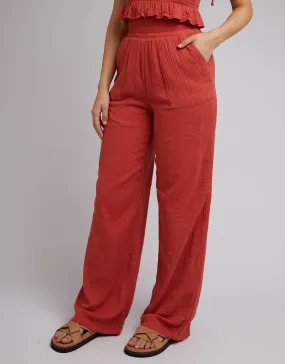 All About Eve Rowie Pant Rust