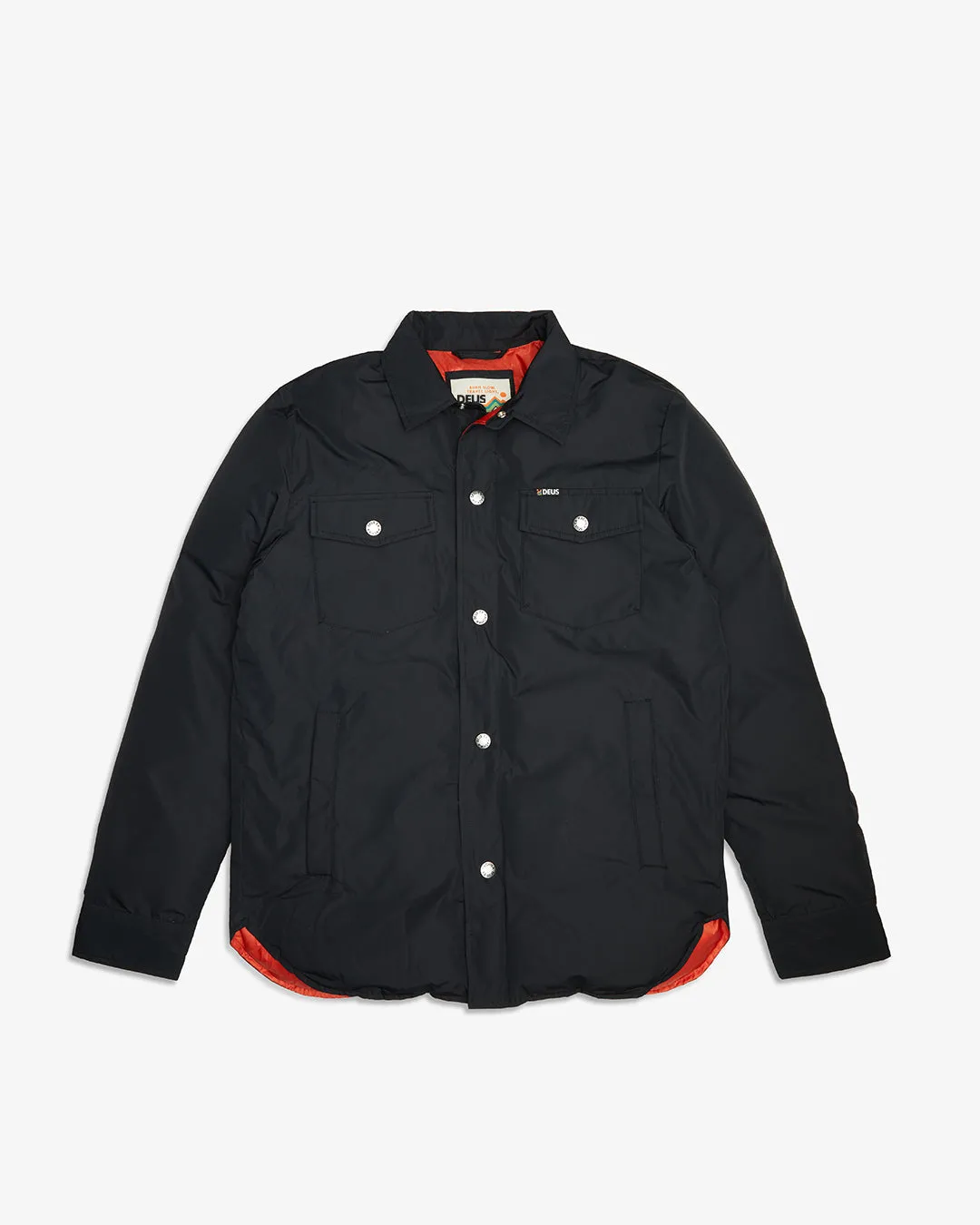 ALPINE PADDED OVERSHIRT - BLACK