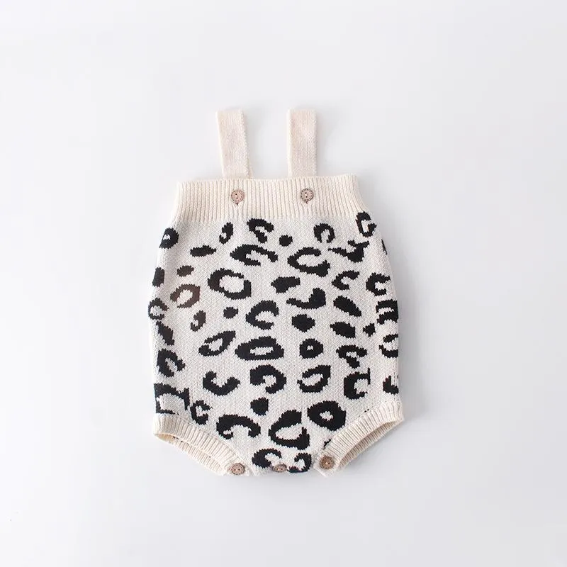 Baby Girl Leopard Knit Sweater