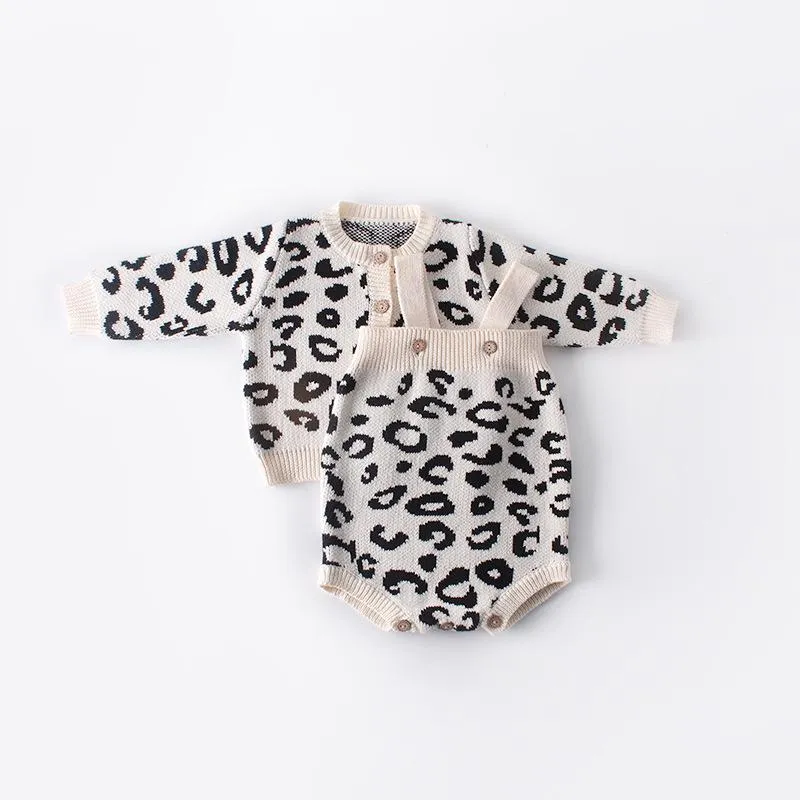 Baby Girl Leopard Knit Sweater