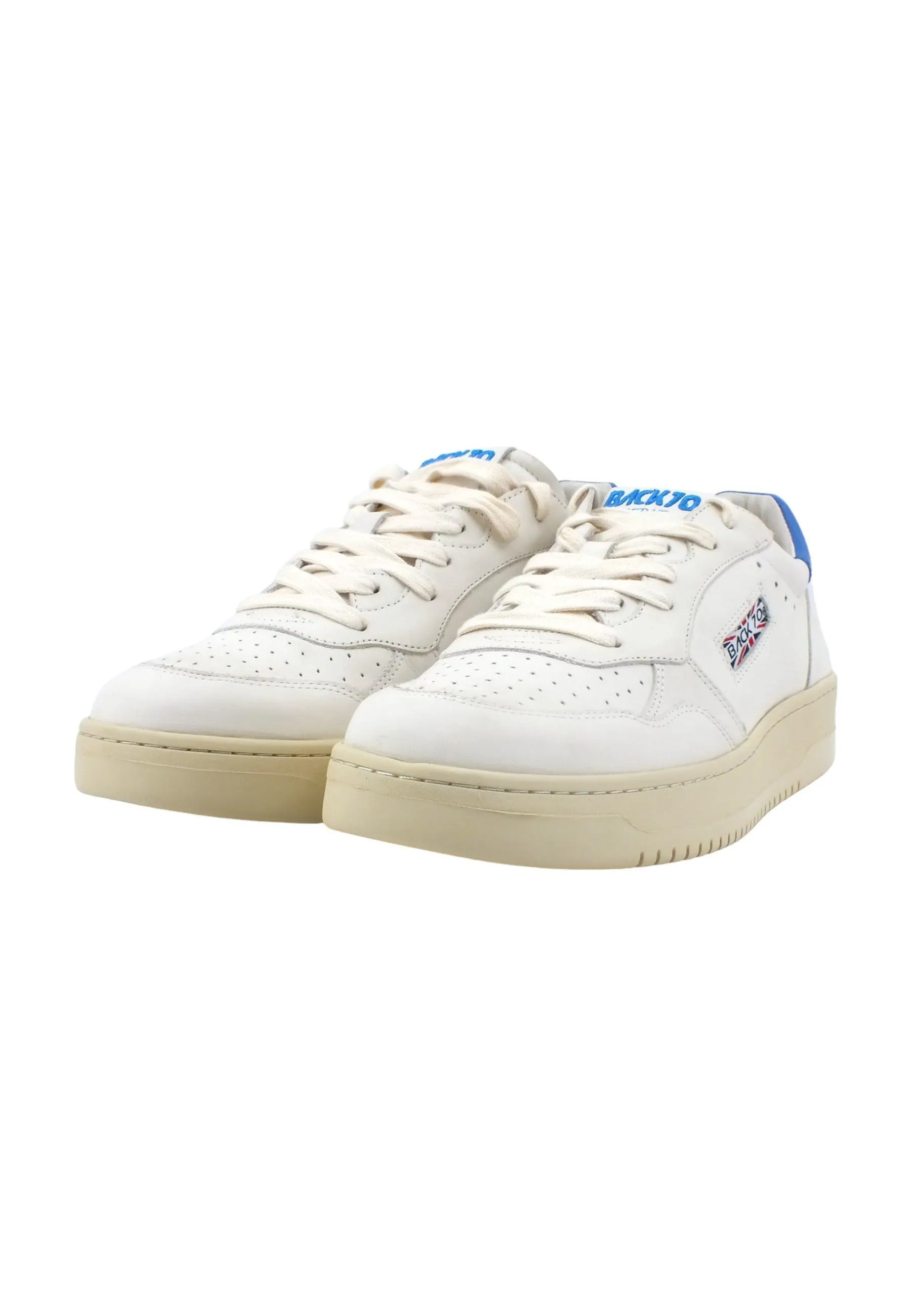 BACK70 Slam Retro Sneaker Uomo White Blue 108002