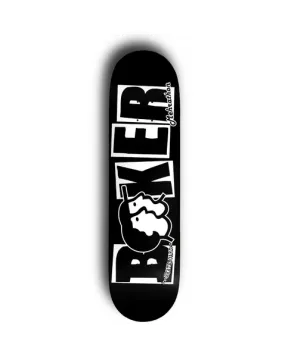 BAKER X MEHRATHON Brand Logo OG Shape Mellow Concave Skateboard Deck Black/White