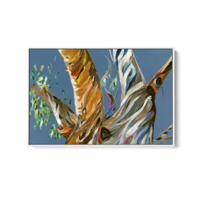 Blue Gum Tree by Lucy Hawkins - Stretched Canvas Print or Framed Fine Art Print - Artwork