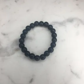 Bracelet Beaded Boys Black Onyx