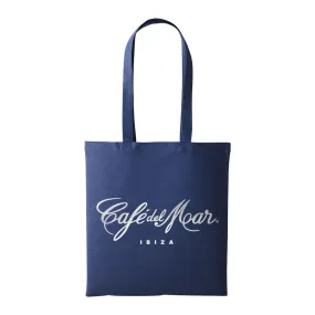 Café del Mar Ibiza Bold Silver Logo Cotton Tote Bag