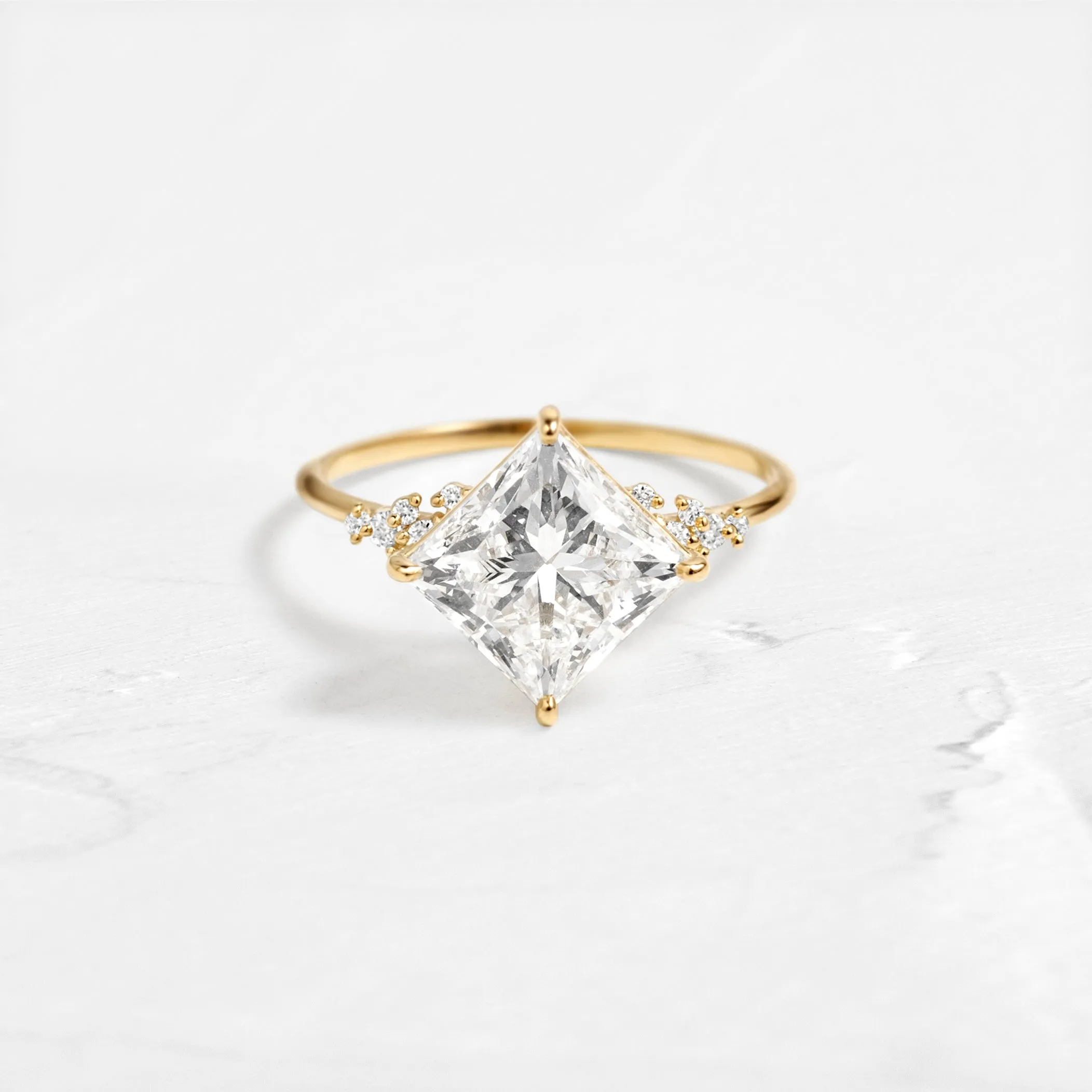 Damask Ring, 3.44ct. Princess Cut