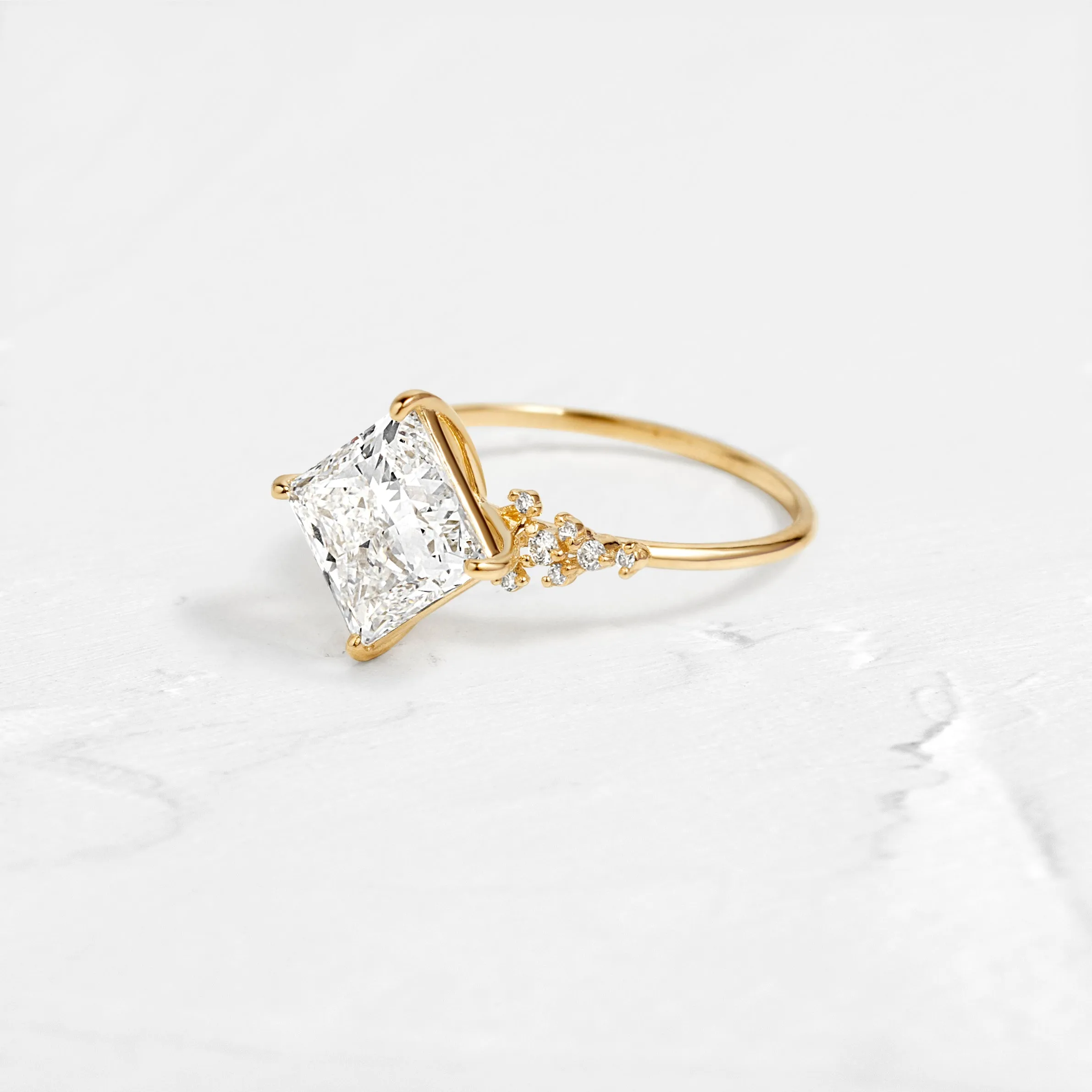 Damask Ring, 3.44ct. Princess Cut