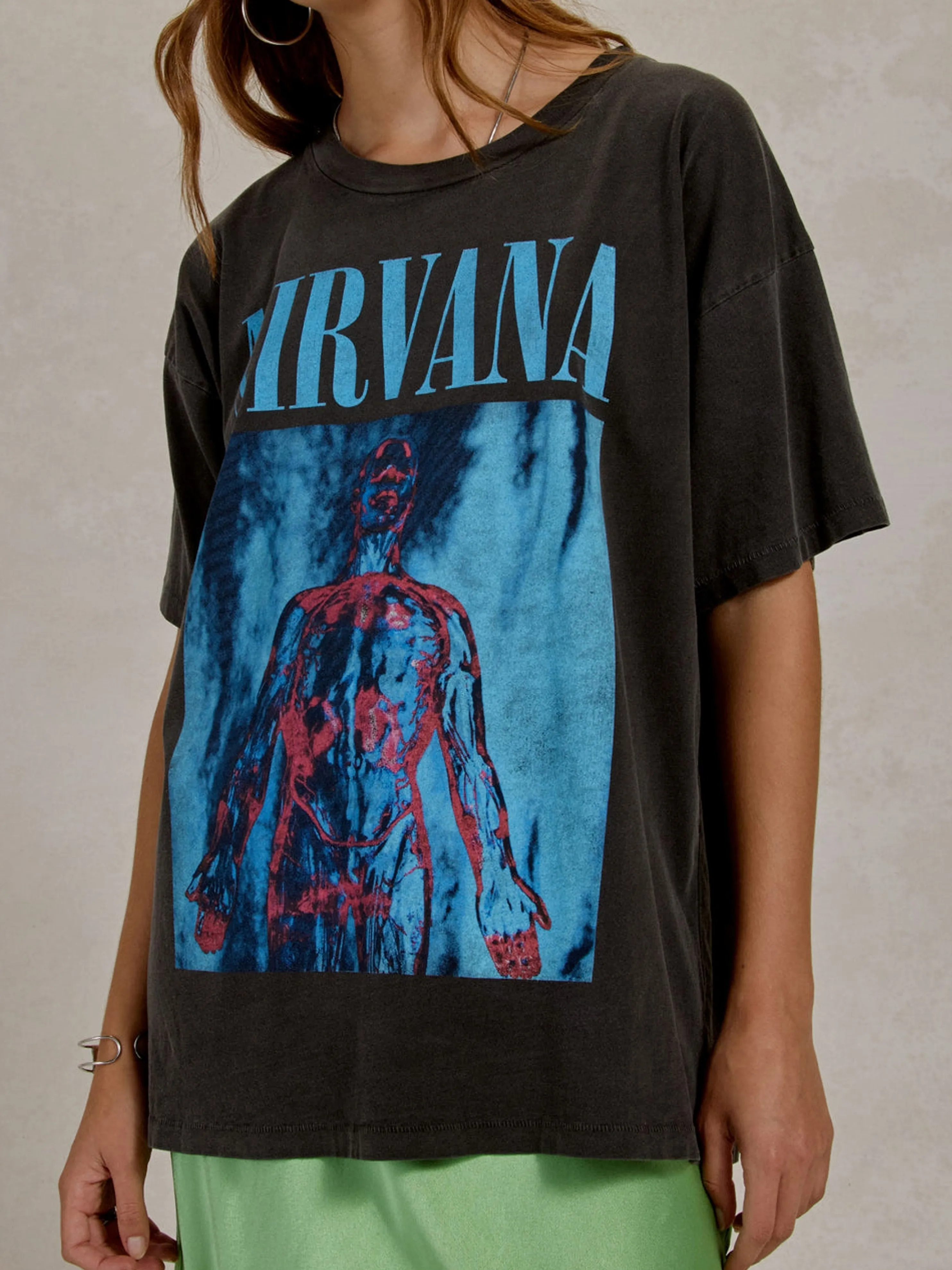 DAYDREAMER Nirvana Silver Cover Merch Tee