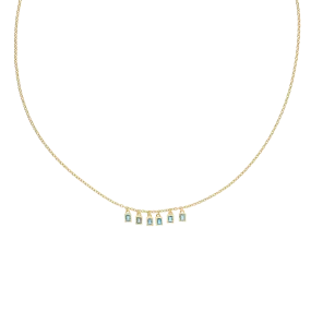 Drooping Aurelia Necklace 14K