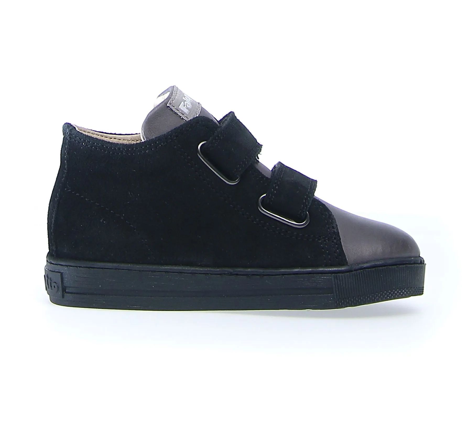 Falcotto Boy's Michael Nappa Suede Spazz Sneakers - Anthracite/Black