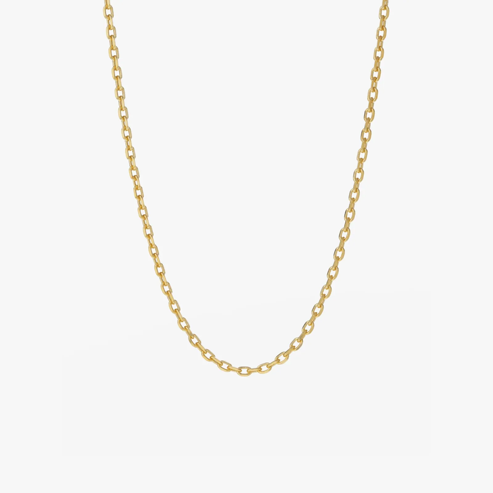 Gold Knife Edge Chain