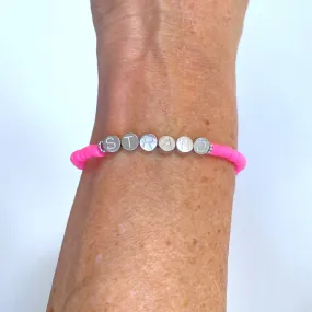 Herzlein® NEON-Armbändchen "STRAND" in Pink