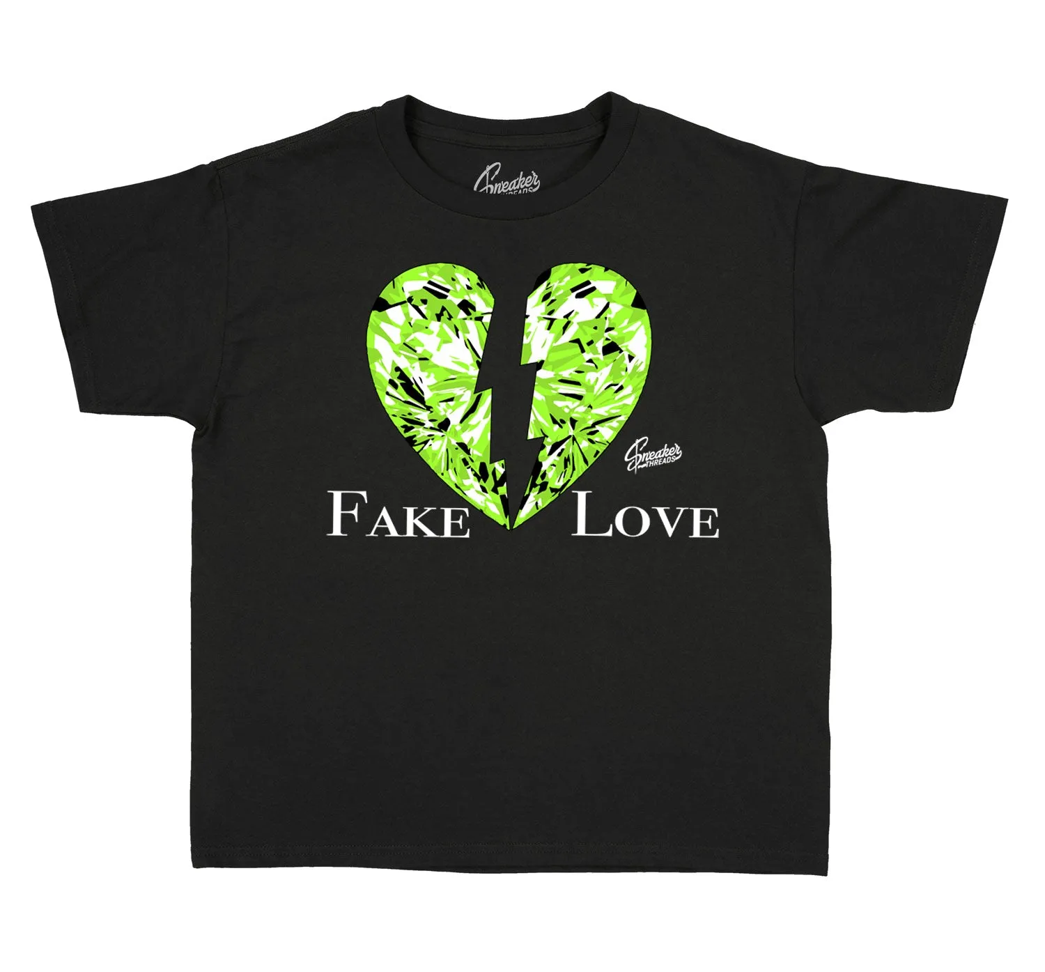 Kids - Electric Green 6 Love Shirt