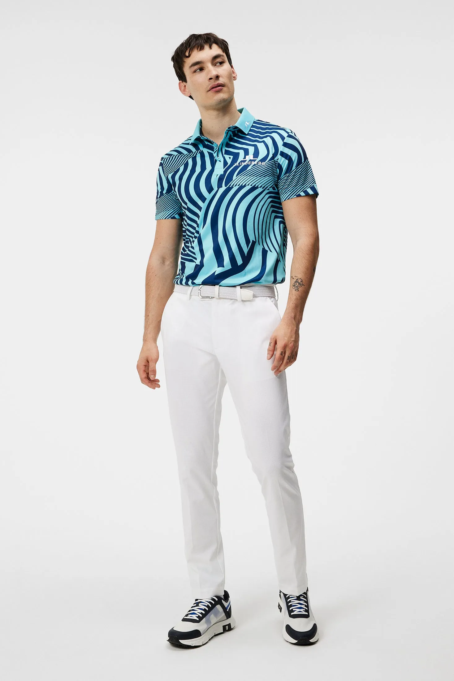 KV Tour Print Golf Polo