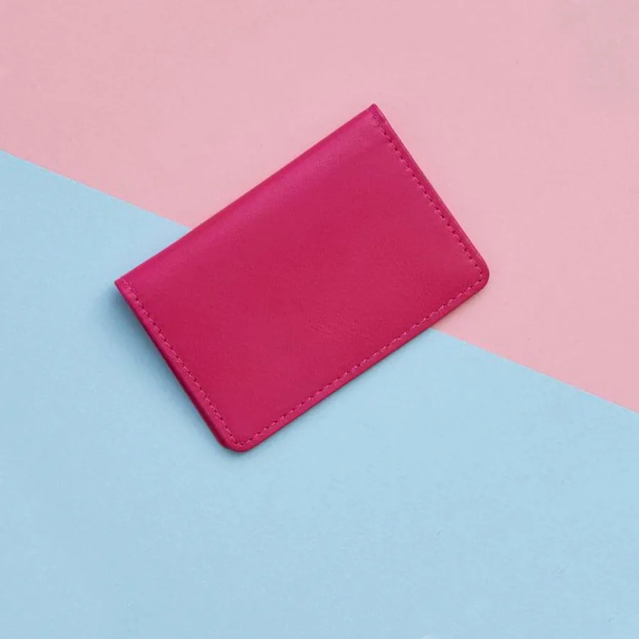 Leather Travel Card Holder