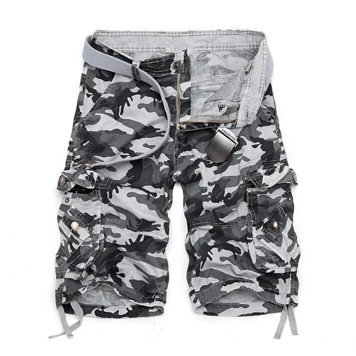 Leisure Camo Multi-Pocket Men's Shorts