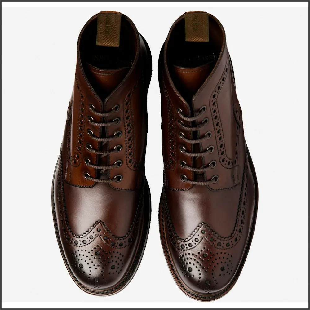 Loake Bedale Dark Brown Brogue Boots*