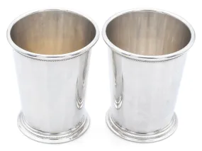 Lot of 2 Vintage Tiffany & Co. Sterling Silver Mint Julep 2940 Cups