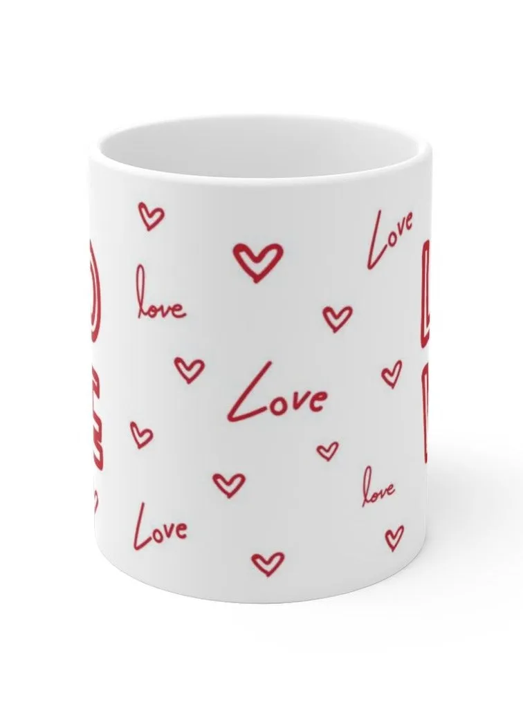 LOVE Hearts Coffee Mug