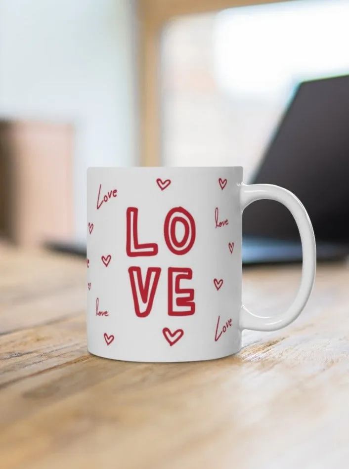 LOVE Hearts Coffee Mug