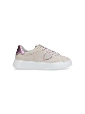 Low Temple Sneaker in Blanc Rose