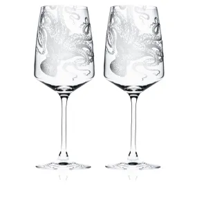 Lucy Red Wine Glasses - Set of 2