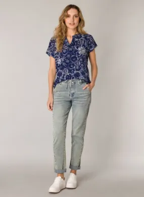 NOW 25% OFF: Yest Clothing Gerianne Jeans in Bleach Blue Denim