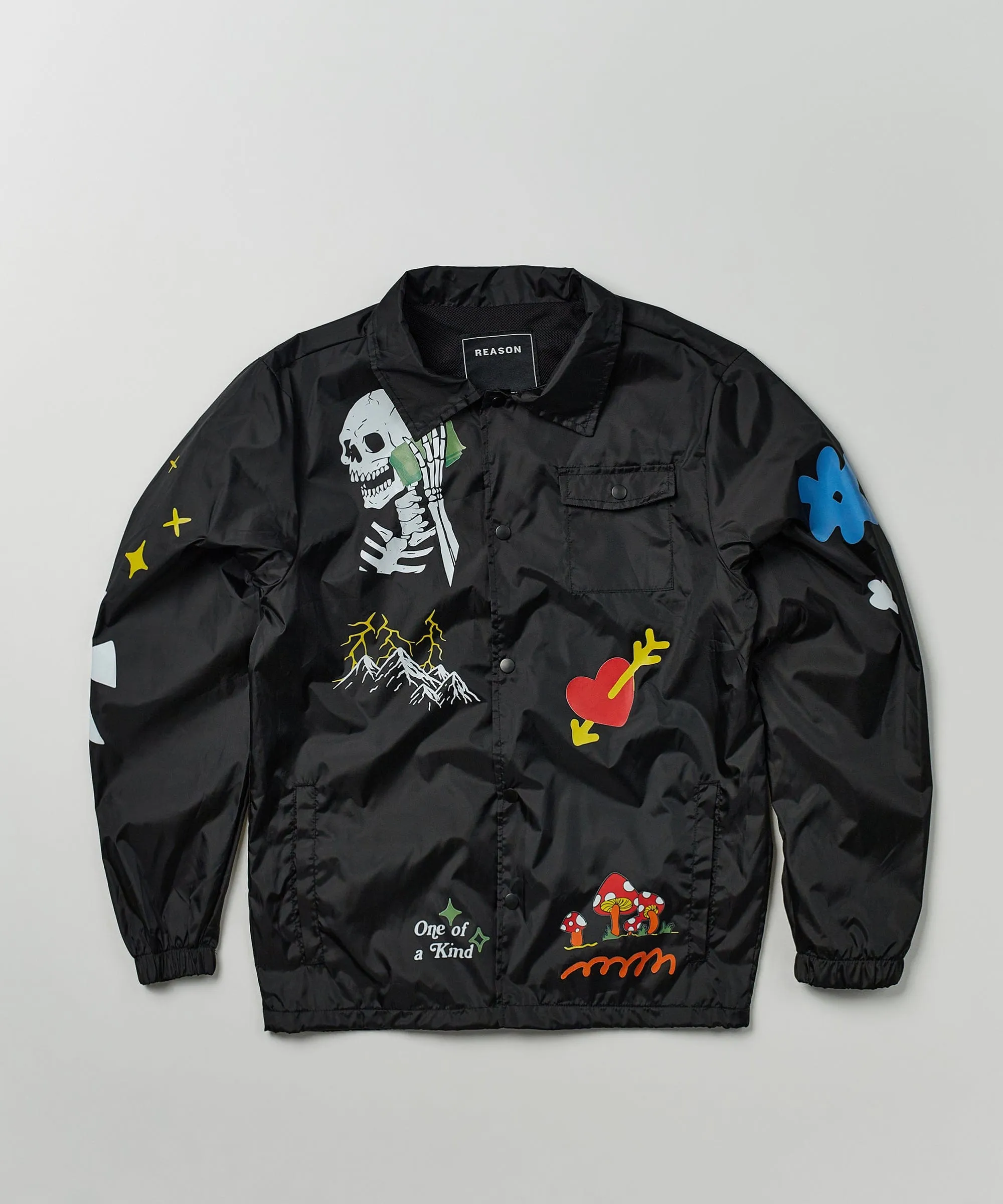 One Of A Kind Coaches Jacket - Black