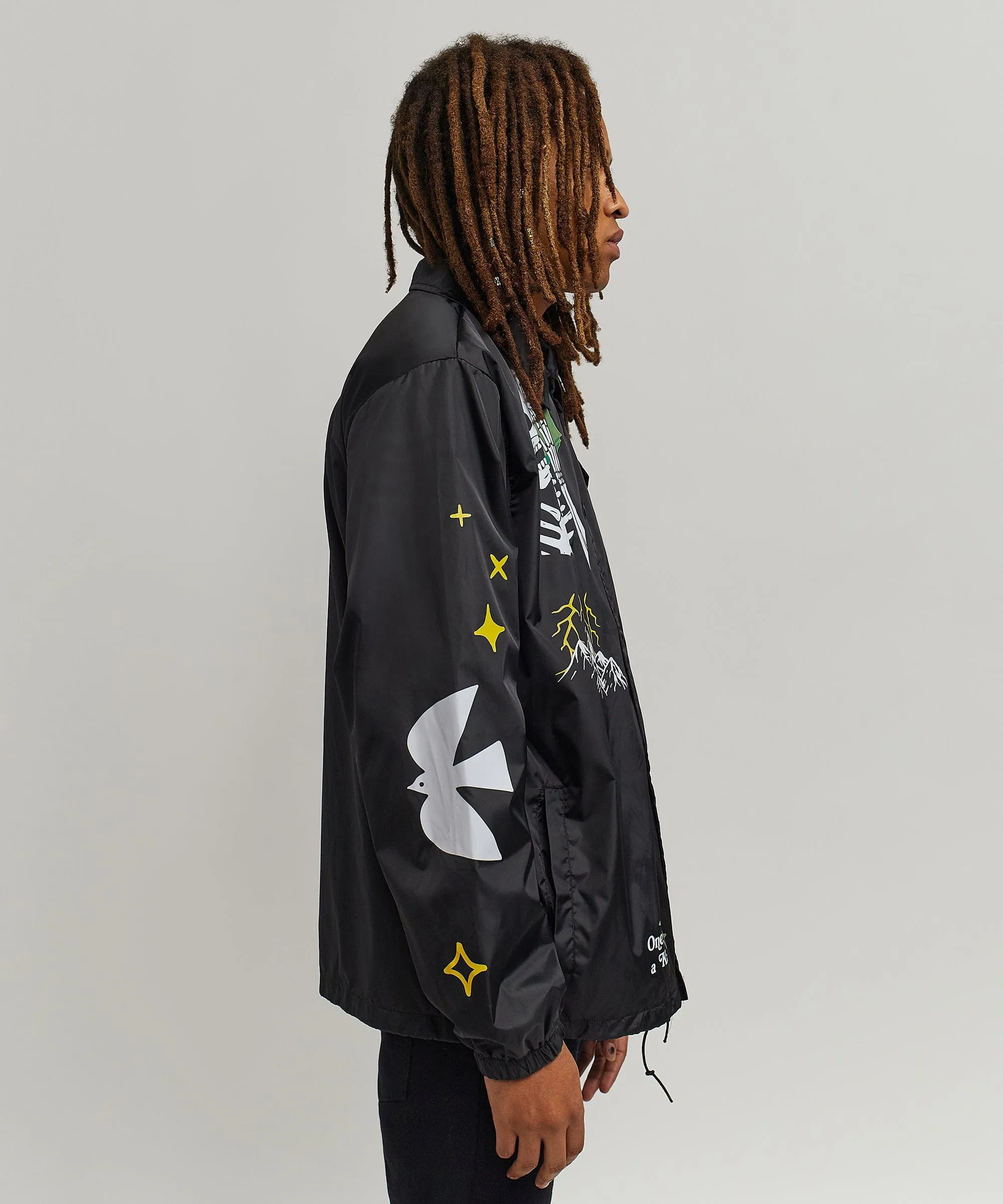 One Of A Kind Coaches Jacket - Black