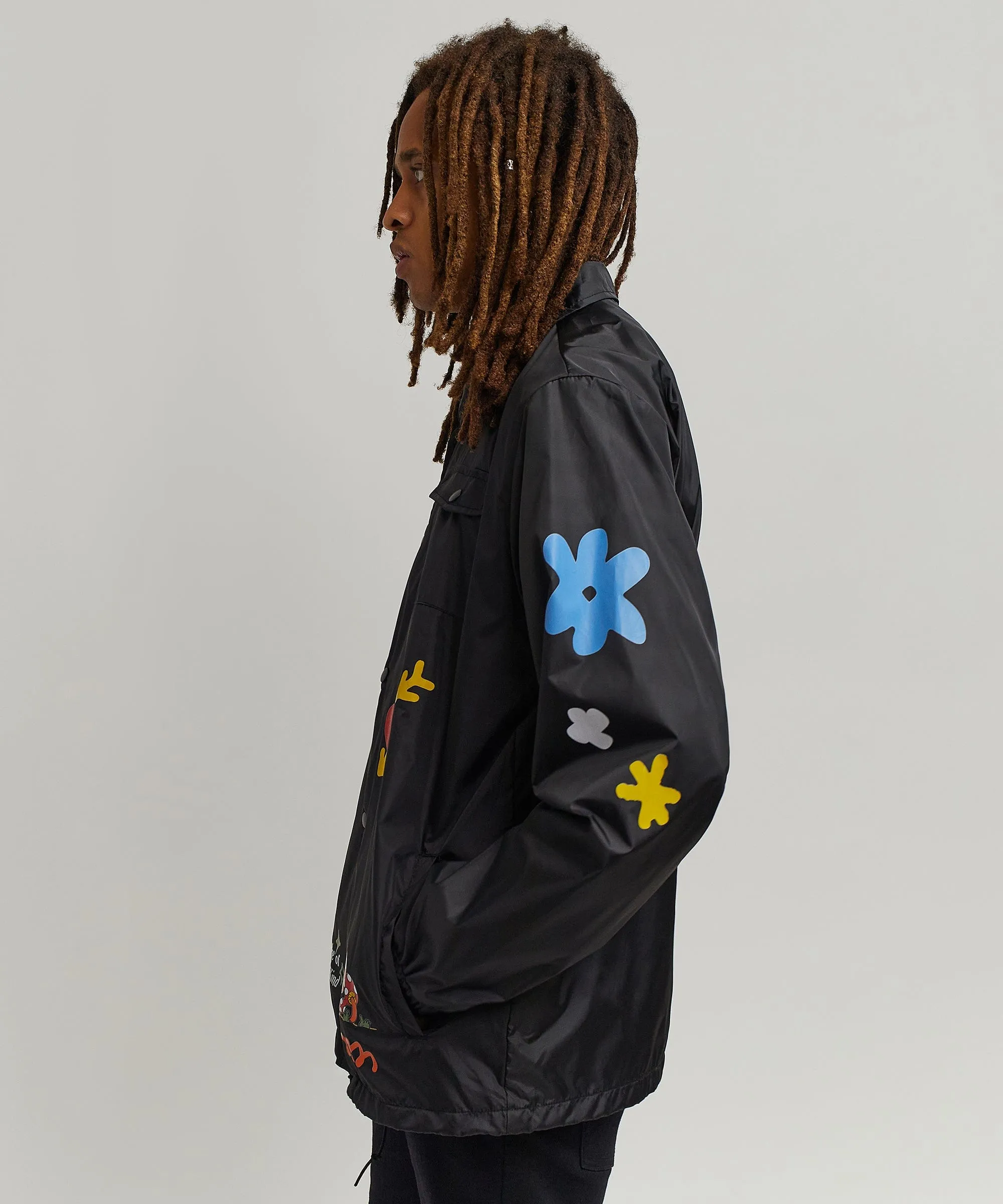 One Of A Kind Coaches Jacket - Black