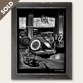 Original Rat Rod Art "Ride A Rat"