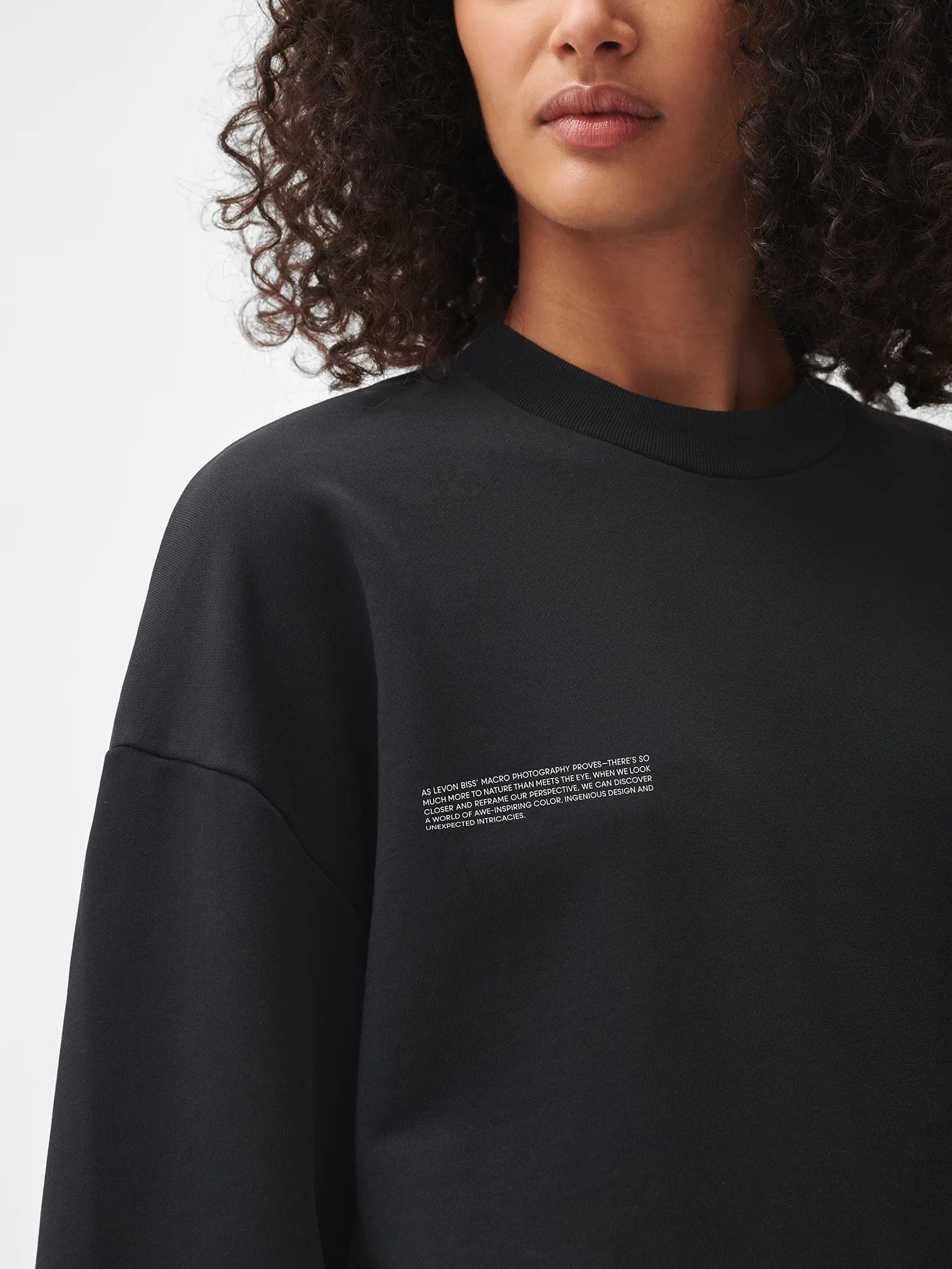 PANGAIA X Levon Biss Entomologist Sweatshirt—black