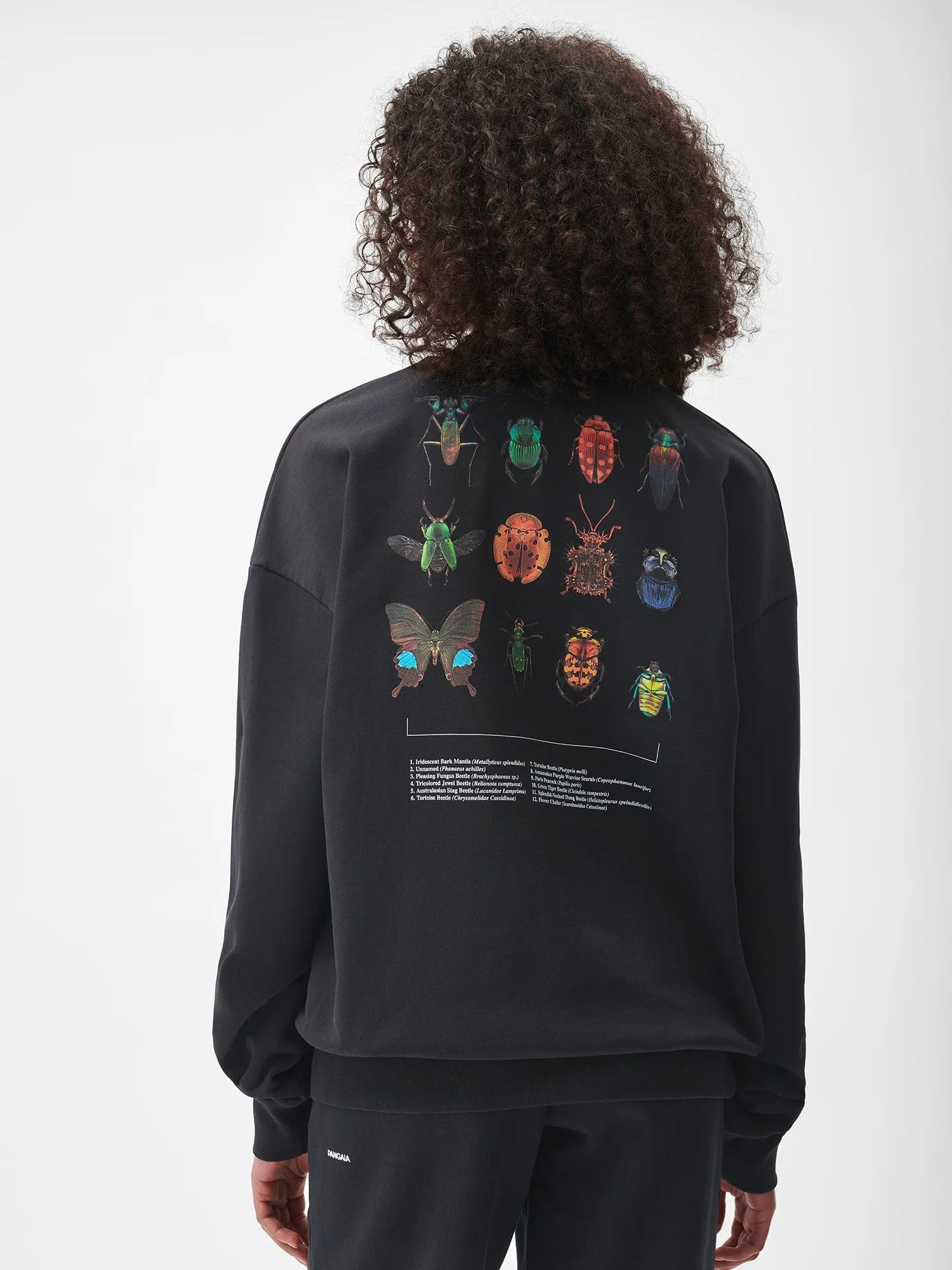 PANGAIA X Levon Biss Entomologist Sweatshirt—black