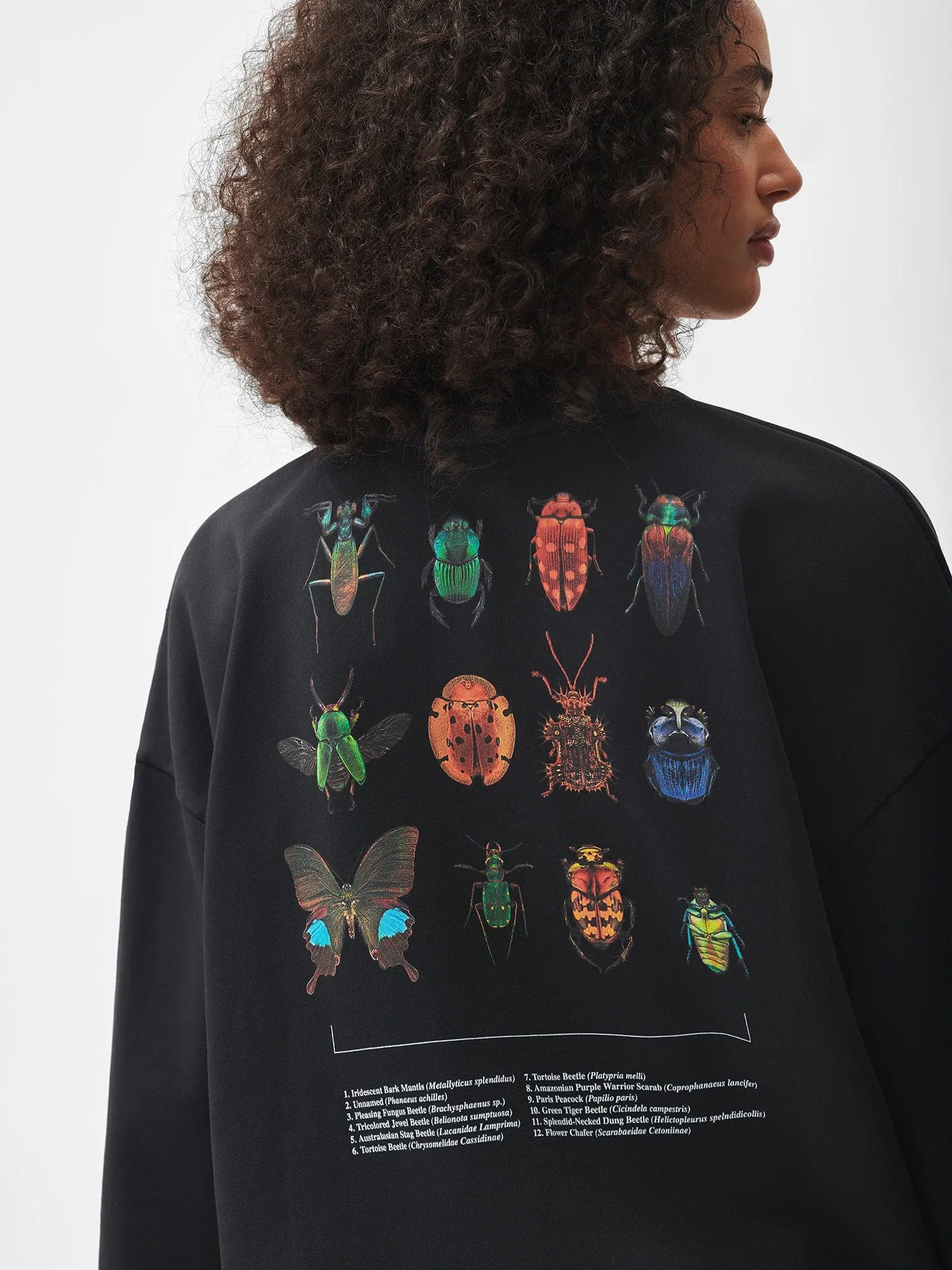 PANGAIA X Levon Biss Entomologist Sweatshirt—black