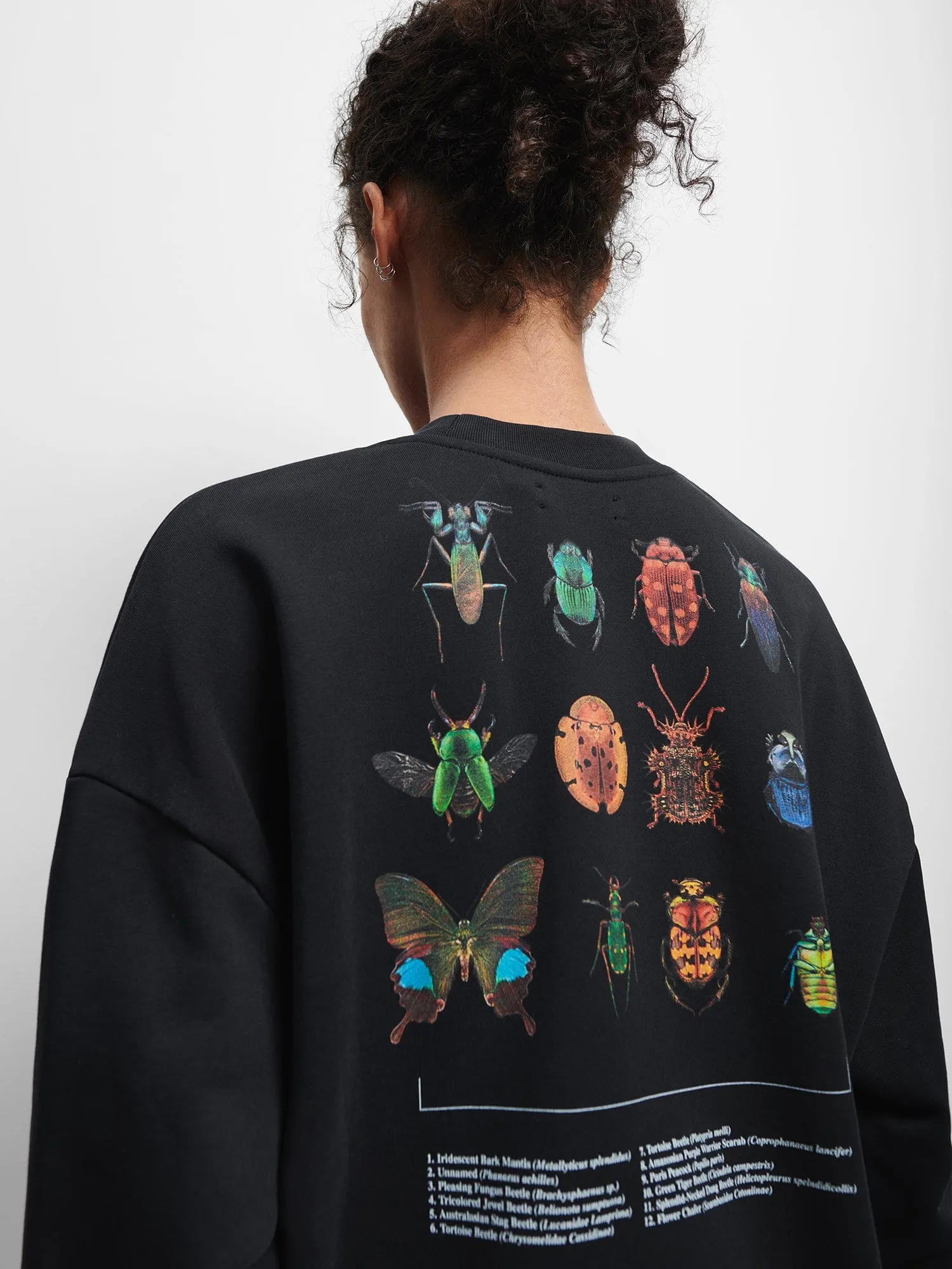 PANGAIA X Levon Biss Entomologist Sweatshirt—black