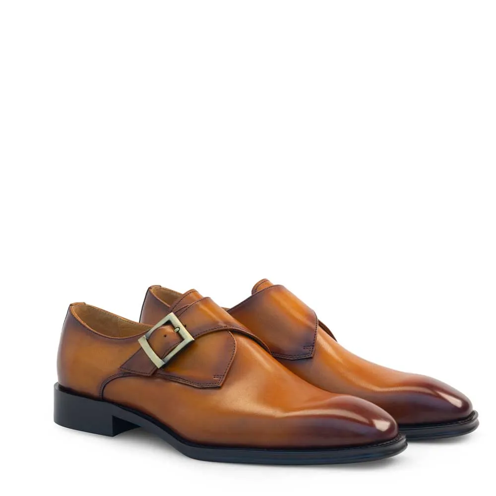 Plain Toe Monk Strap