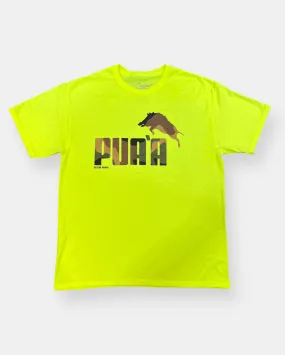 PUA'A SPORT Safety Green Tee