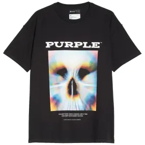 Purple Brand Inside Out Jersey Tee Skull Black Black