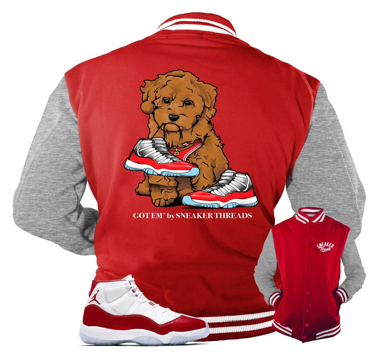 Retro 11 Varsity Red Jacket - Got Em - Red