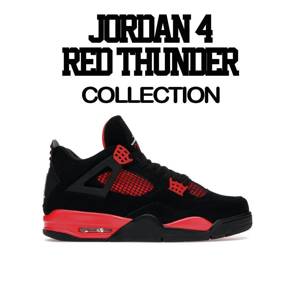 Retro 4 Red Thunder Trilla Shirt