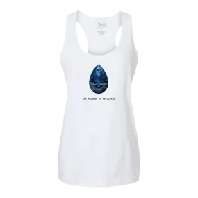 Sapphire Gem Tank - Heather White