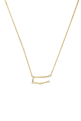 Shooting Star Necklace 18k Gold Plated - Gemini