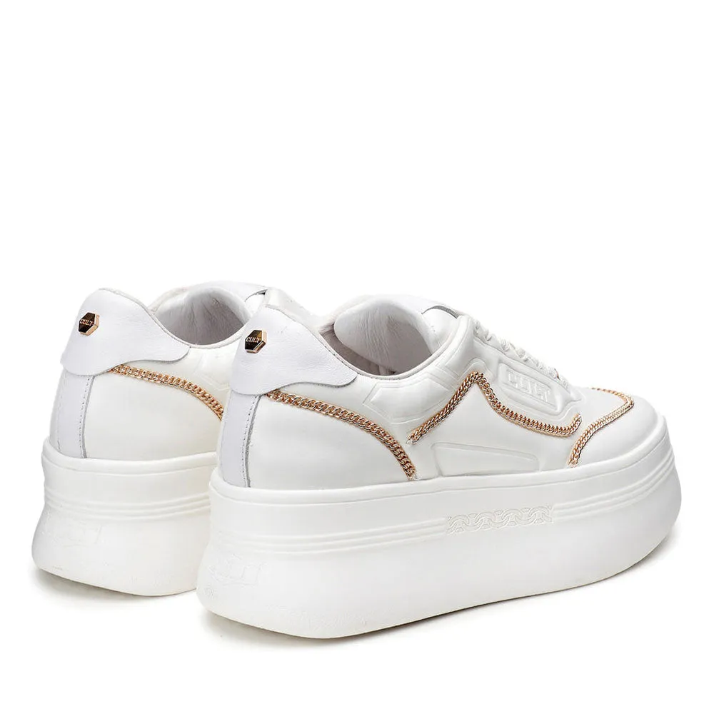 Sneakers Donna CULT Pearl 3966 in Pelle Bianca