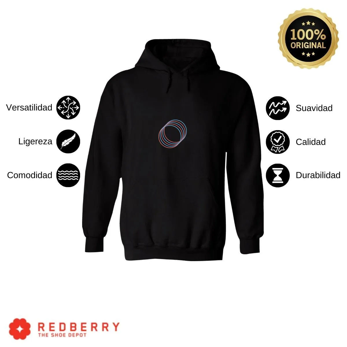 Sudadera Hombre  Hoodie Geometría Diseo Frases 006